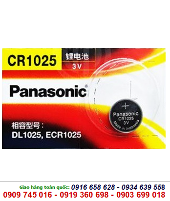 Panasonic CR1025; Pin 3v lithium Panasonic CR1025 